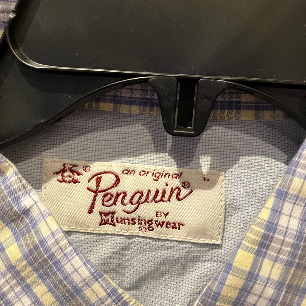 Penguin Checkered Button Down - image 2
